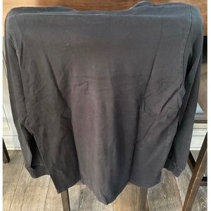 SUPREME BLACK CREW NECK SWEATSHIRT SIZE M